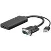 Goobay Μετατροπέας VGA σε HDMI με USB 67816 Goobay Μετατροπέας VGA σε HDMI με USB 67816